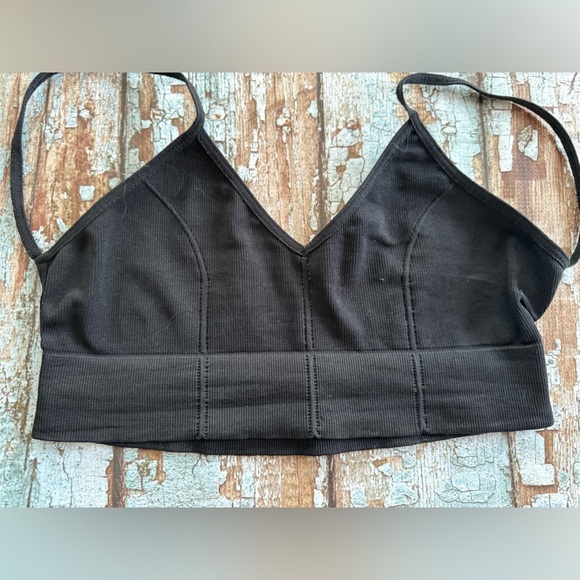 Free People Black Bralette - Picture 2 of 4